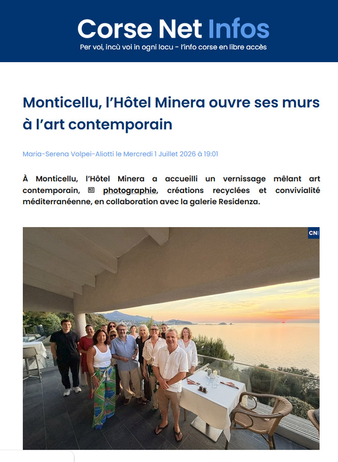 Exposition Z'ROC à l'Hôtel Minerva - CORSE NET INFOS