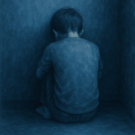 Curled in the Corner