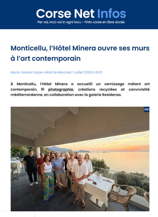 Exposition Z'ROC à l'Hôtel Minerva - CORSE NET INFOS